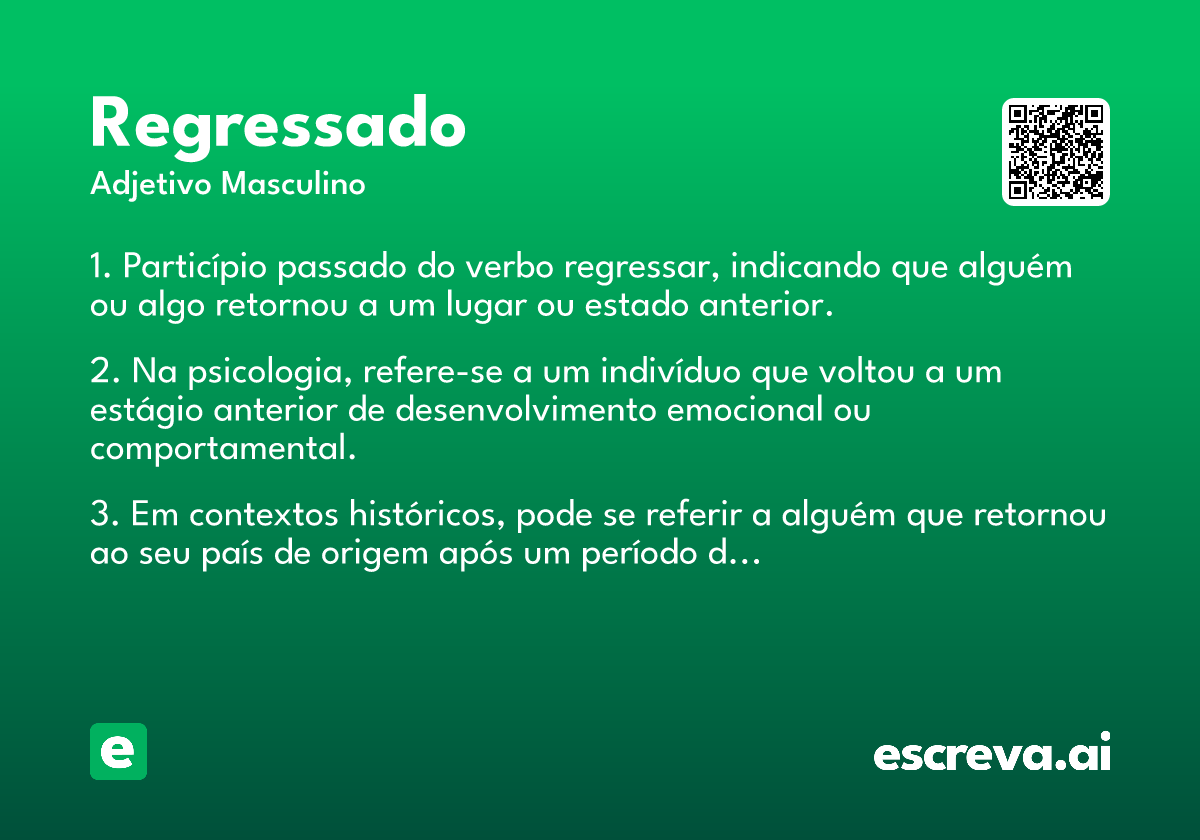 regressado