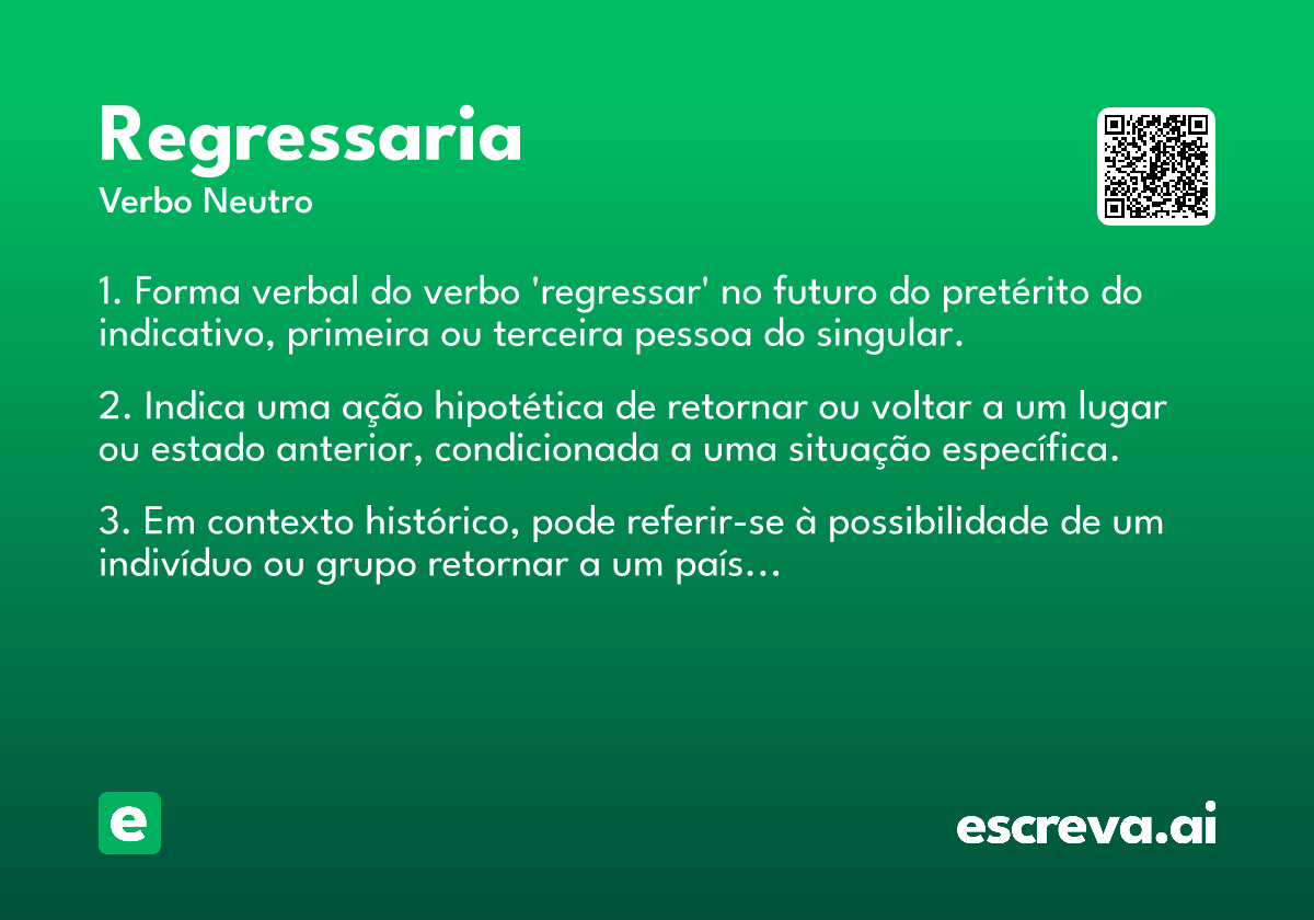 regressaria
