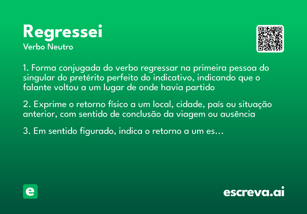 regressei