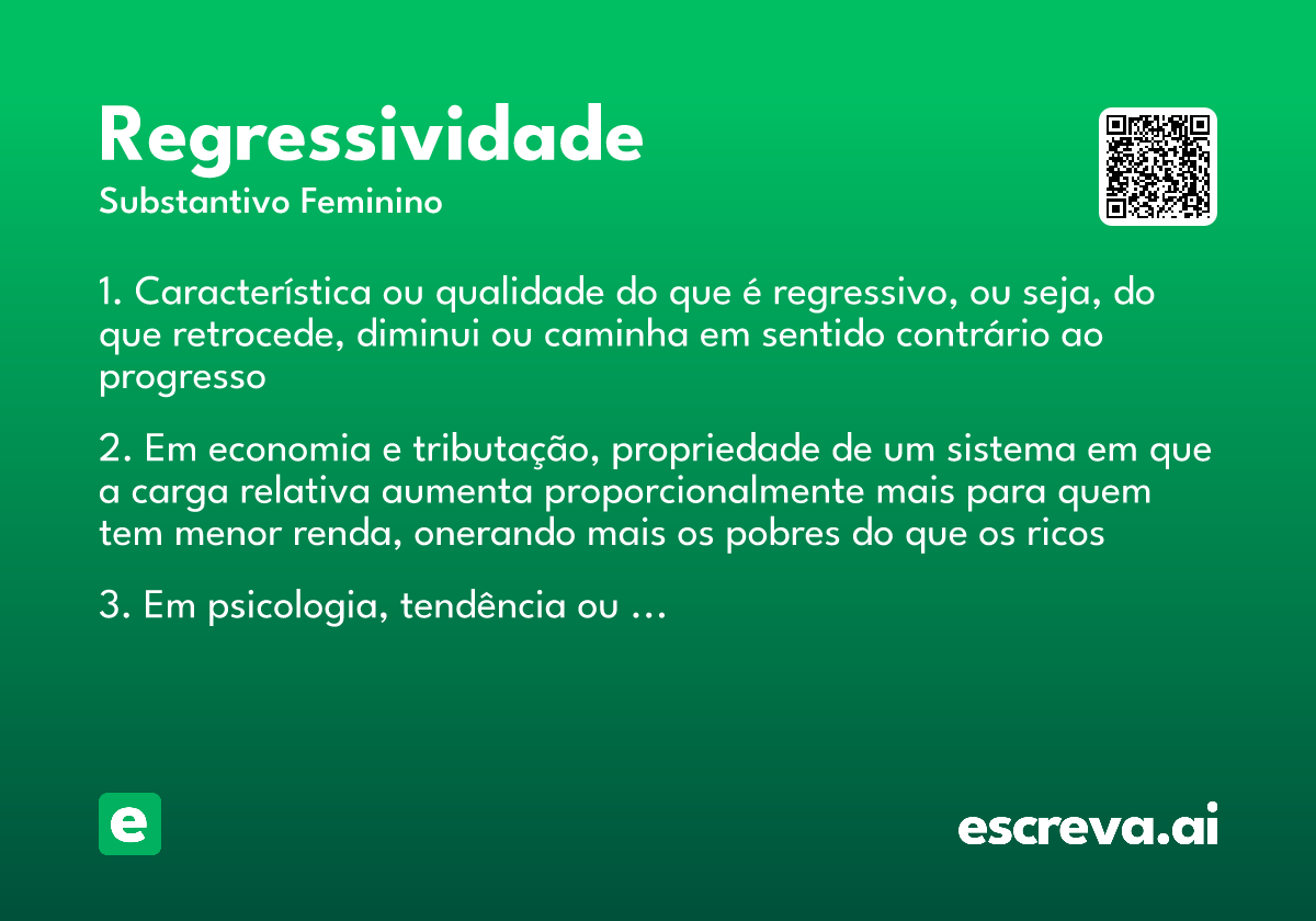 regressividade