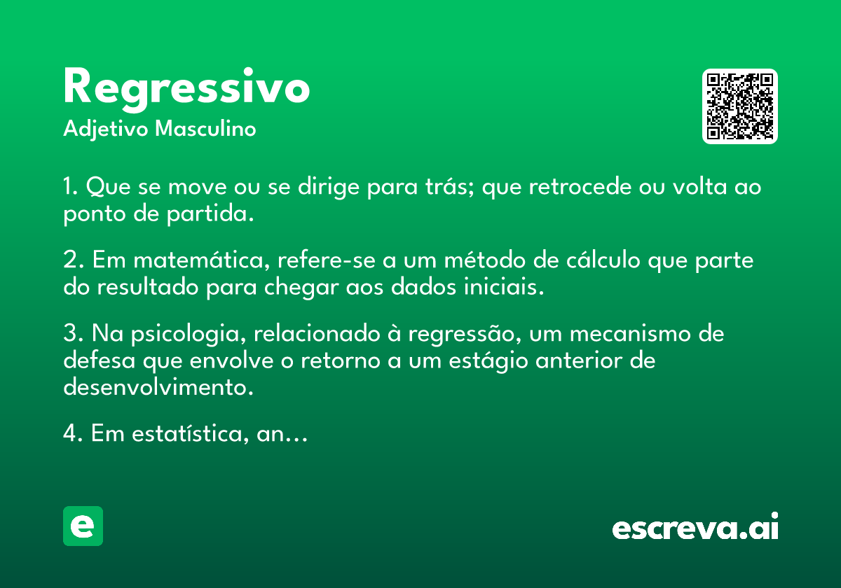 regressivo