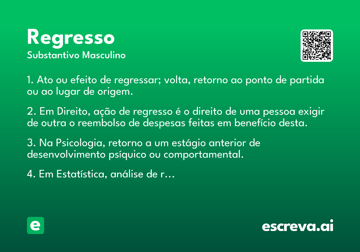 regresso