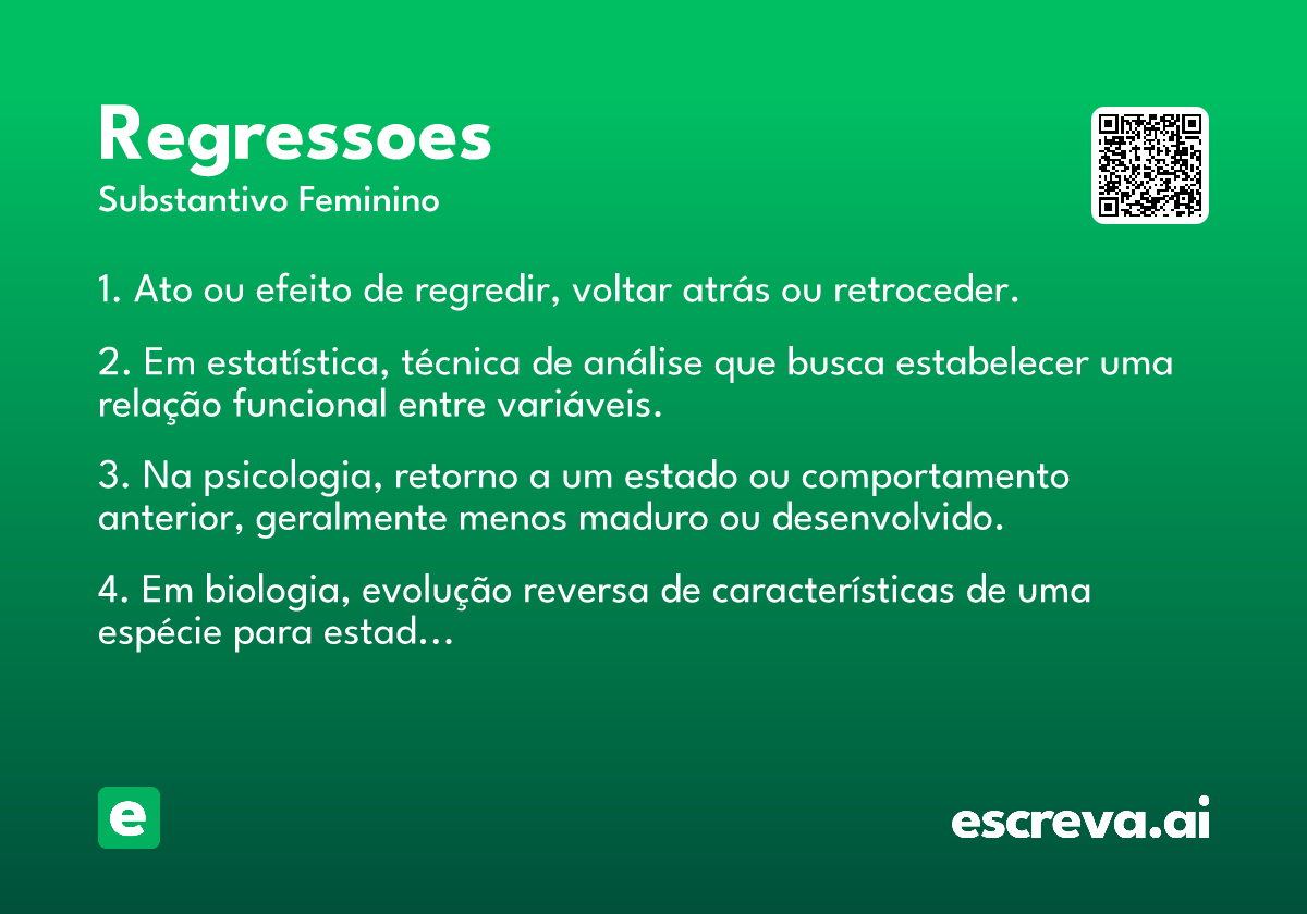 regressoes