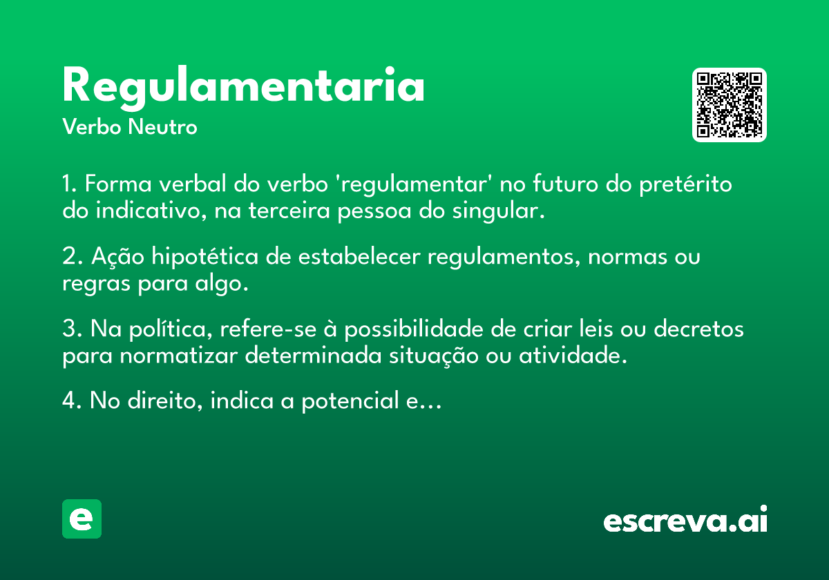 regulamentaria