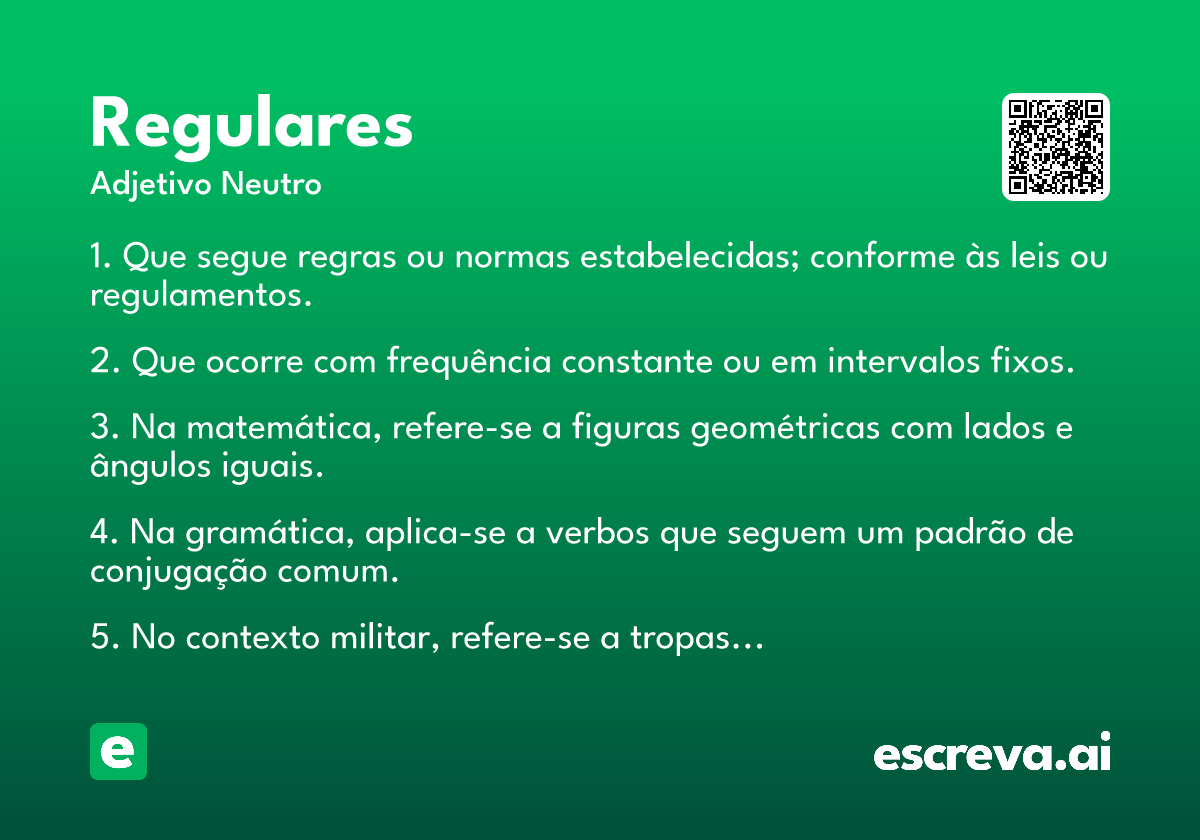 regulares