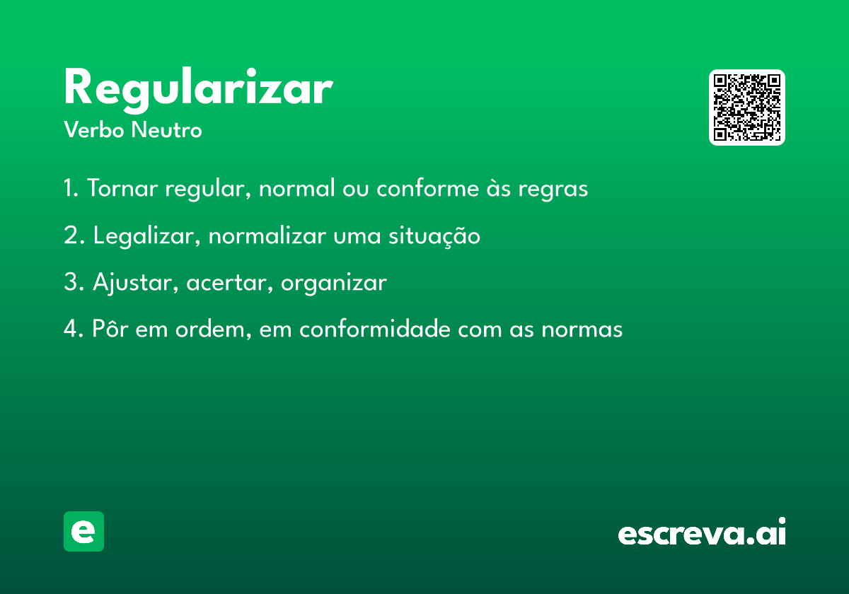 regularizar