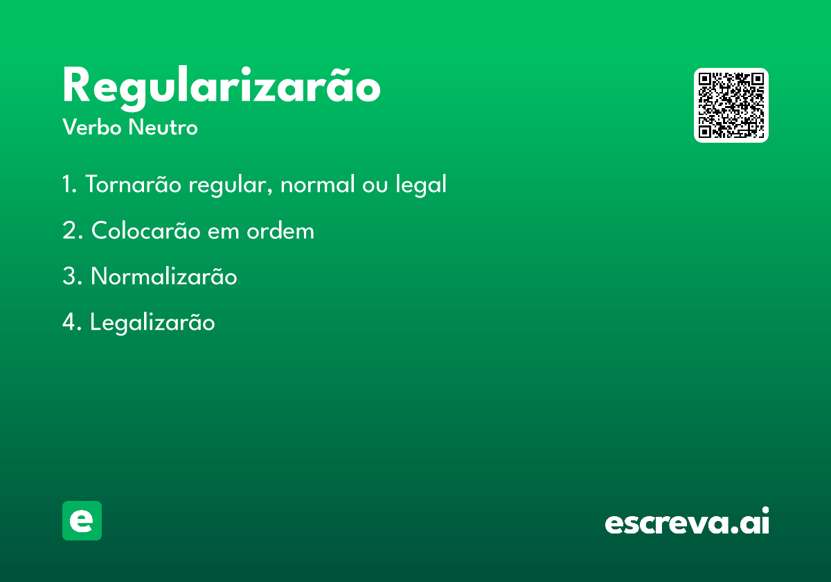 regularizarão