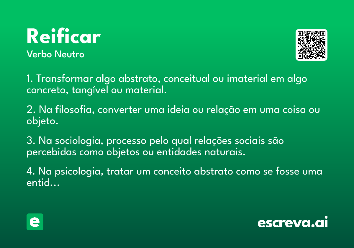 reificar