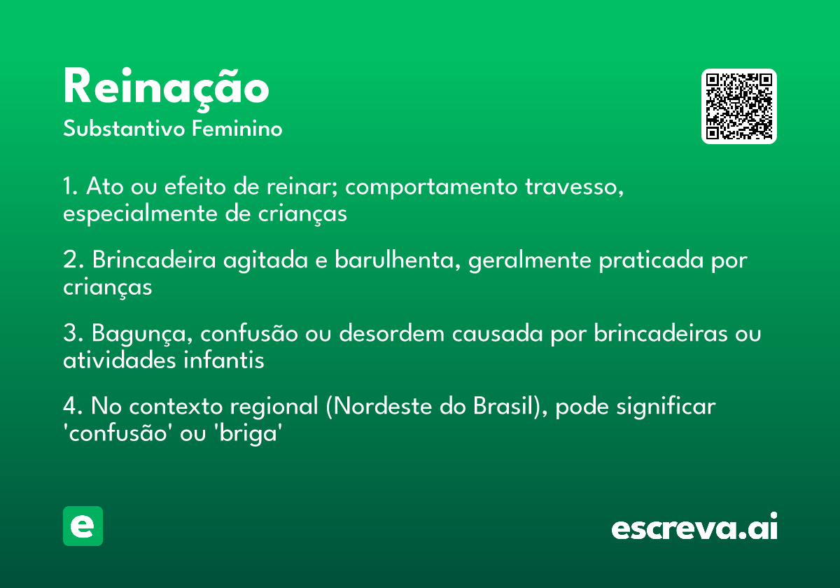 reinação