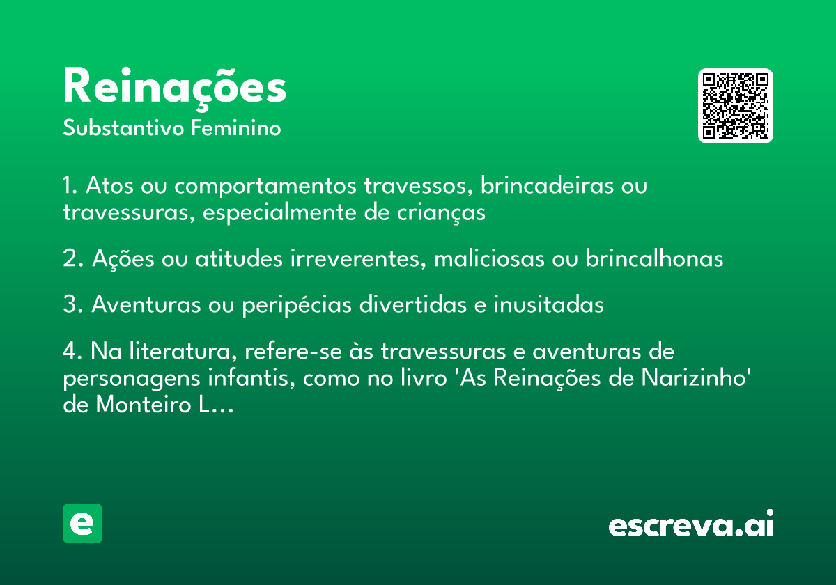 reinações