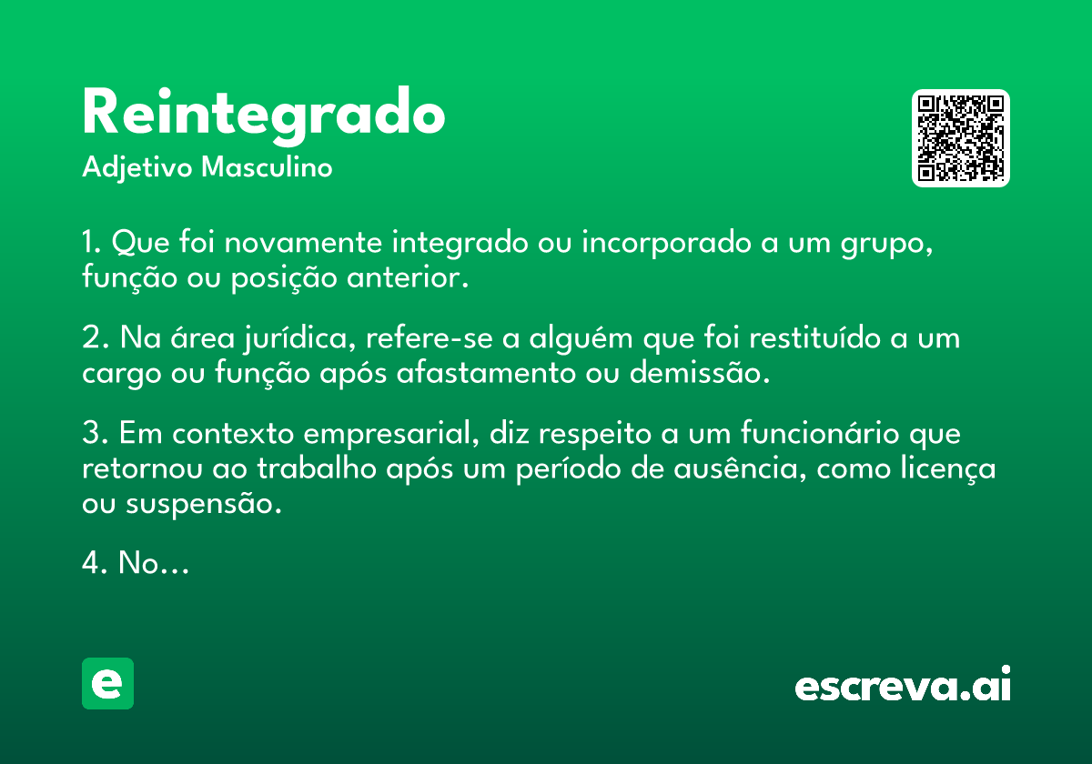 reintegrado