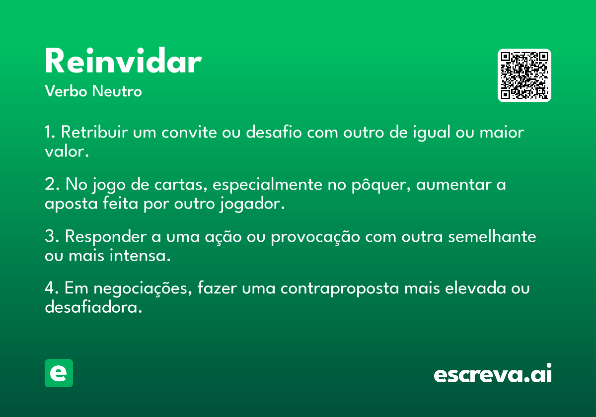 reinvidar