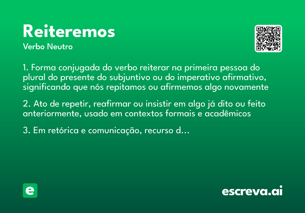 reiteremos