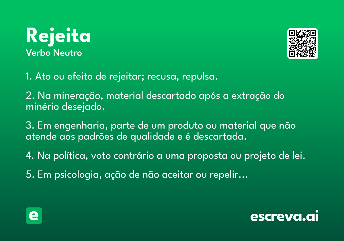 rejeita