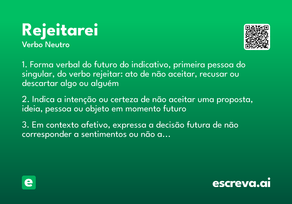 rejeitarei