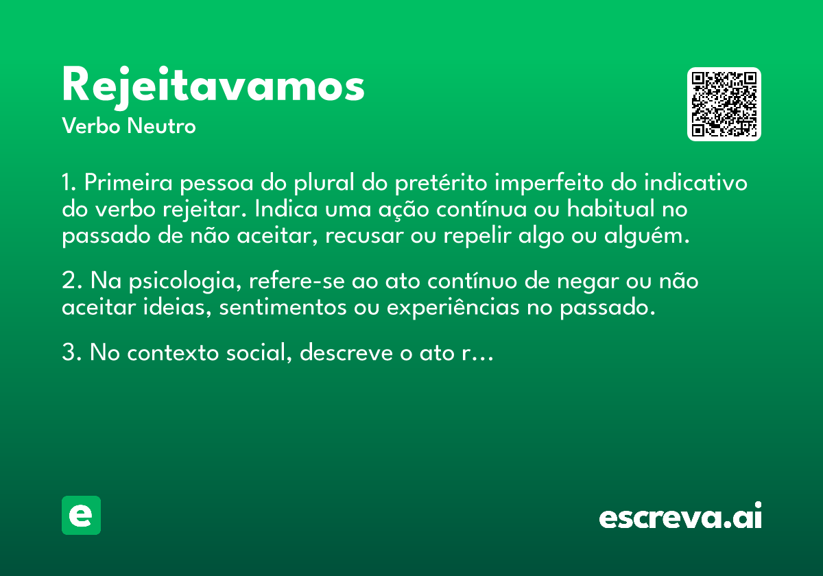 rejeitavamos