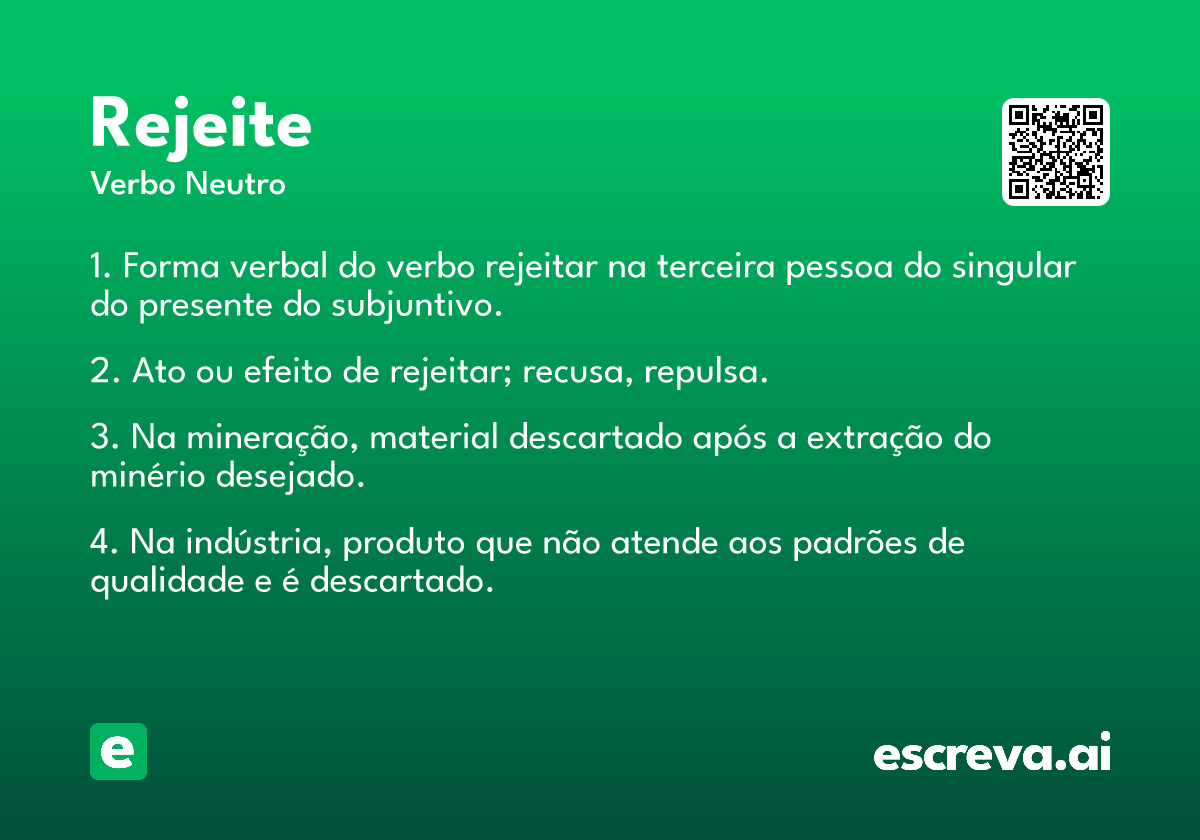 rejeite