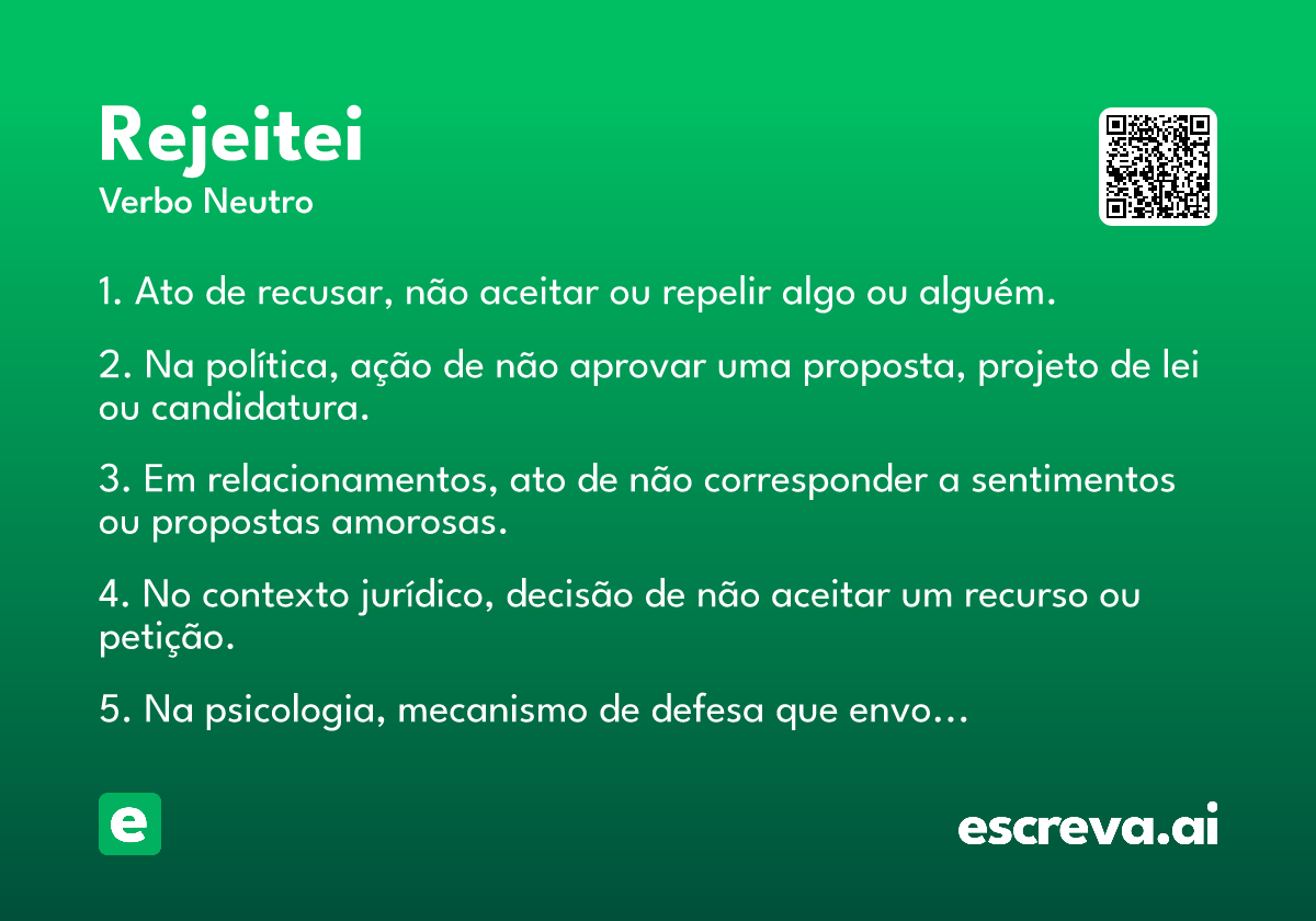rejeitei