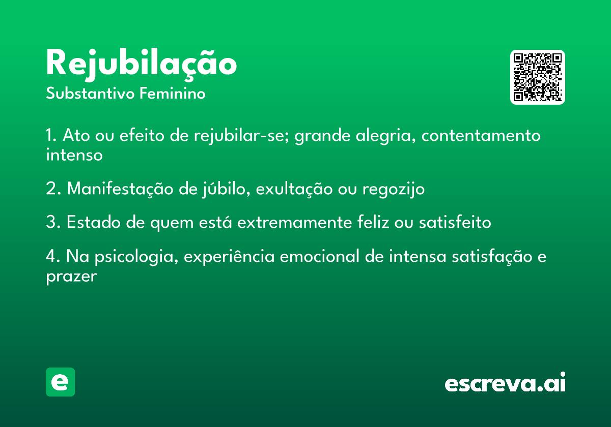 rejubilação
