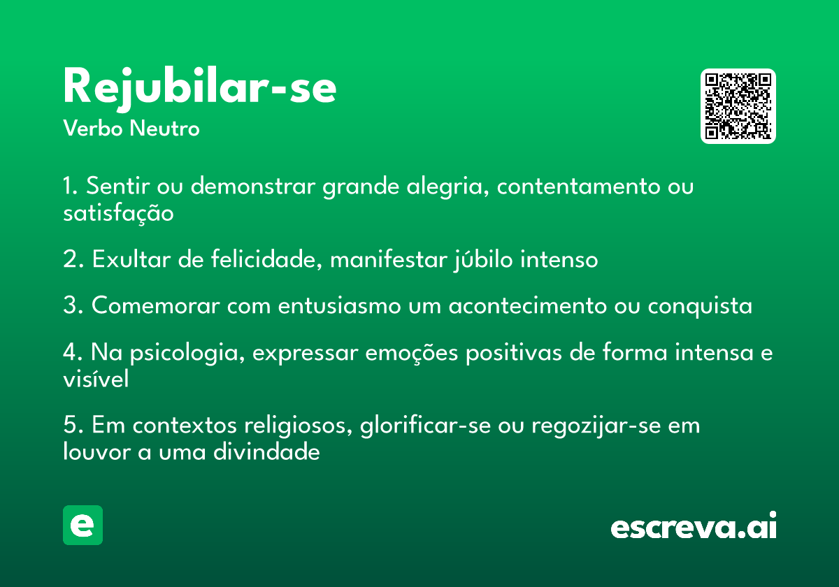 rejubilar-se
