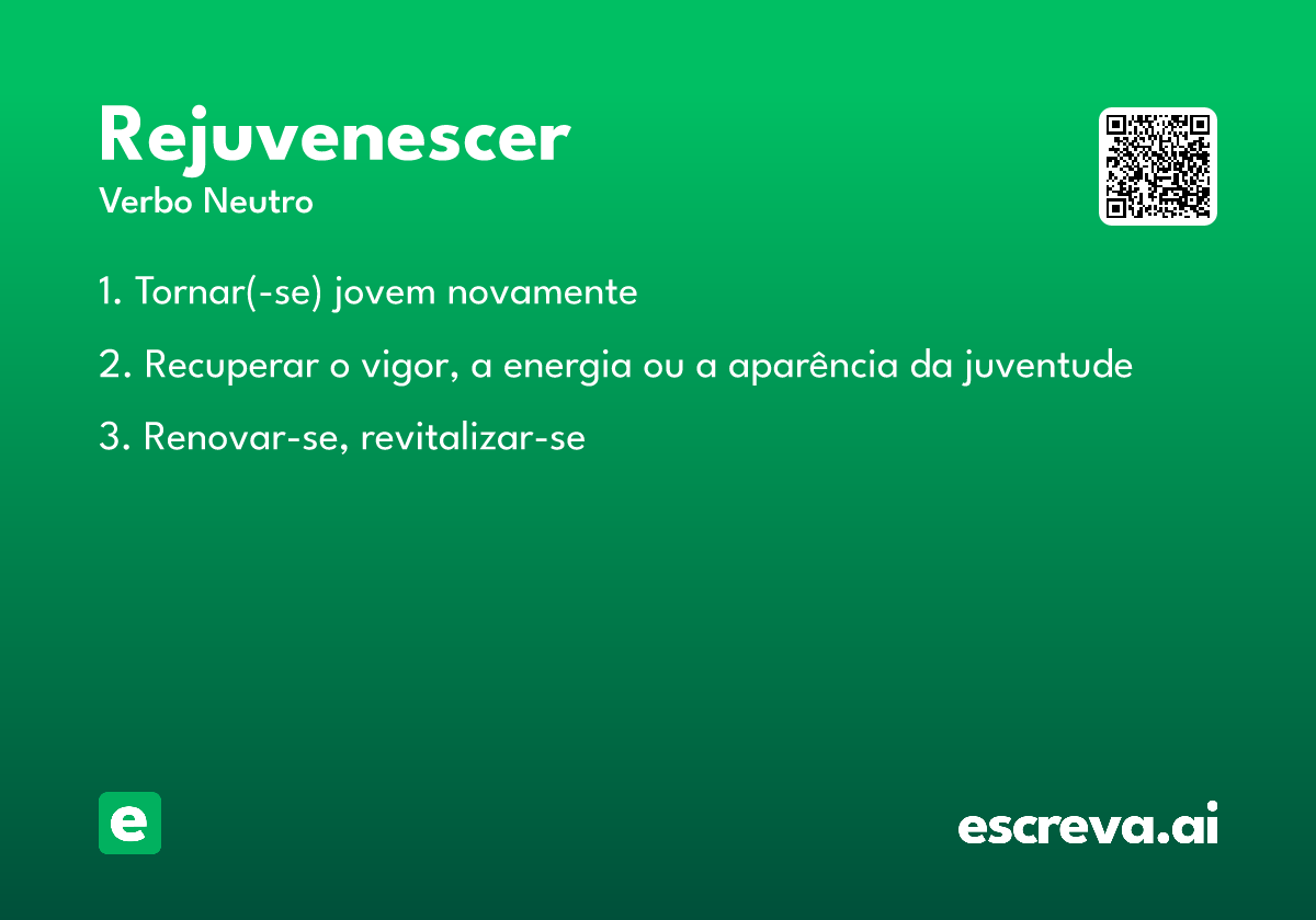 rejuvenescer