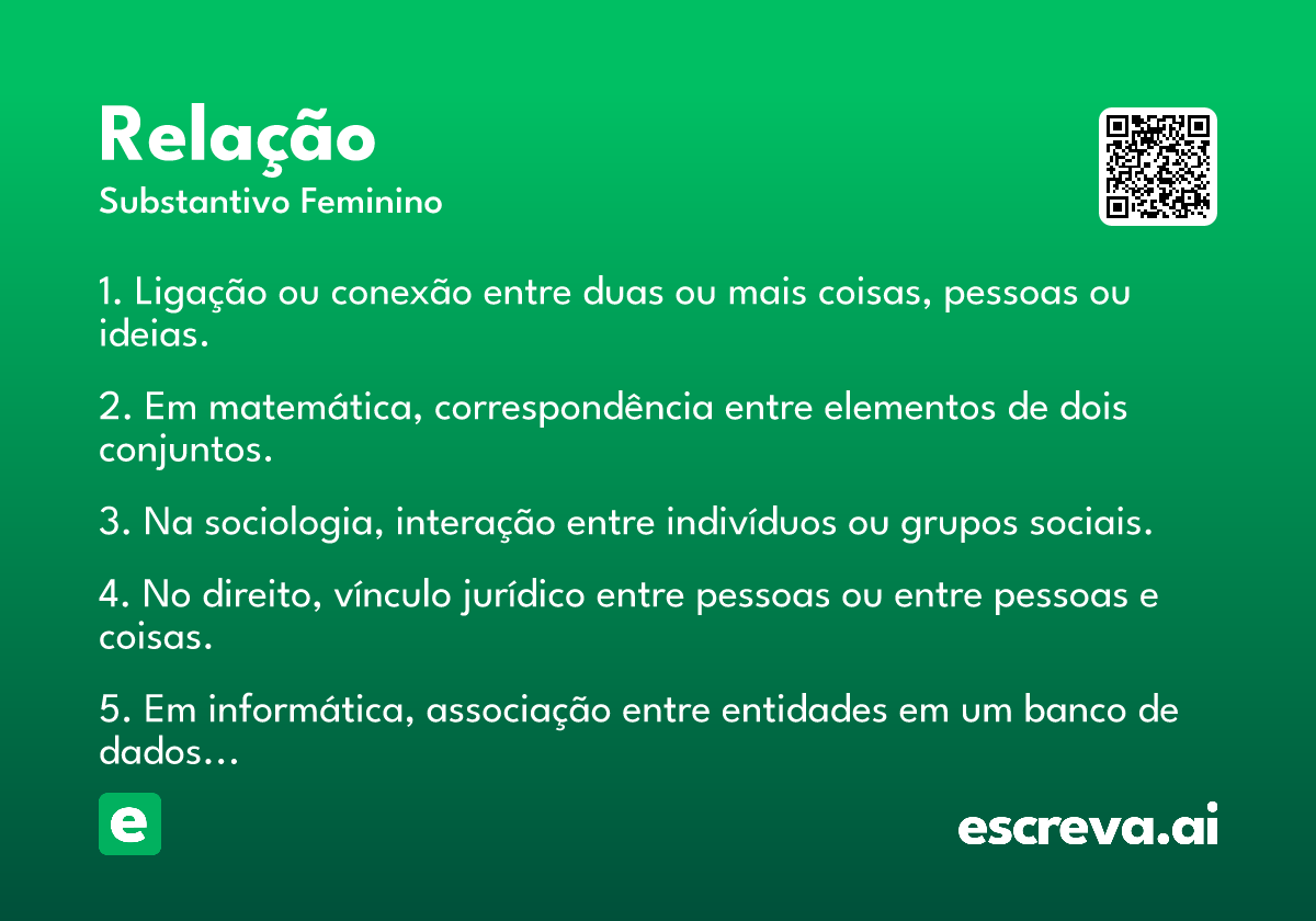 relação