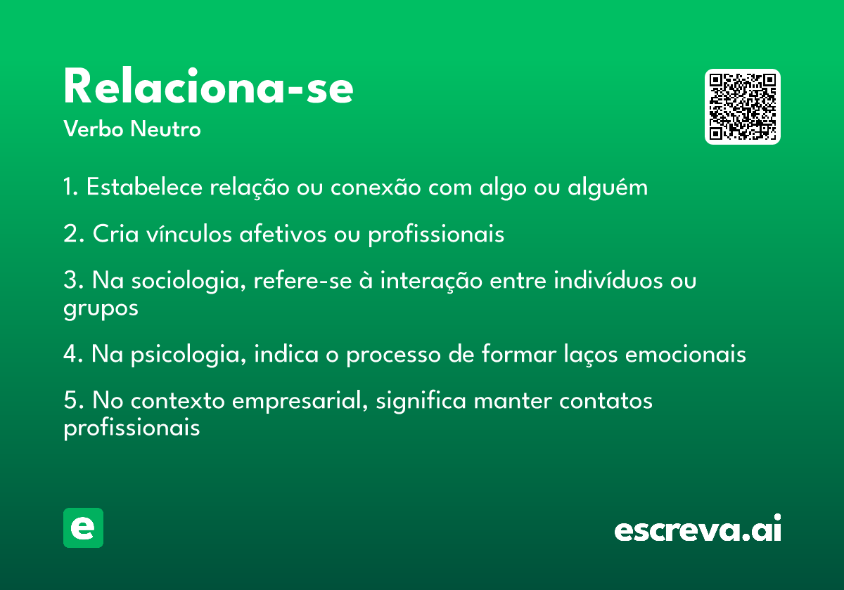 relaciona-se