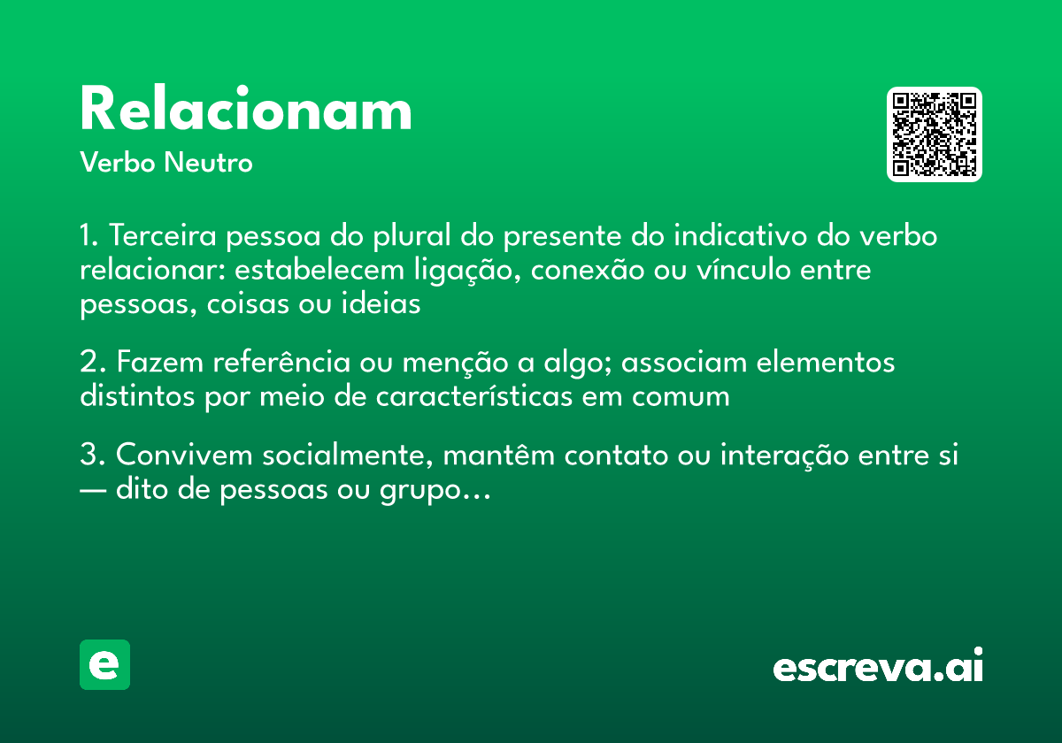 relacionam