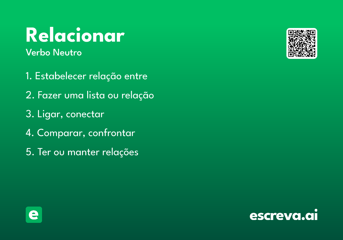 relacionar