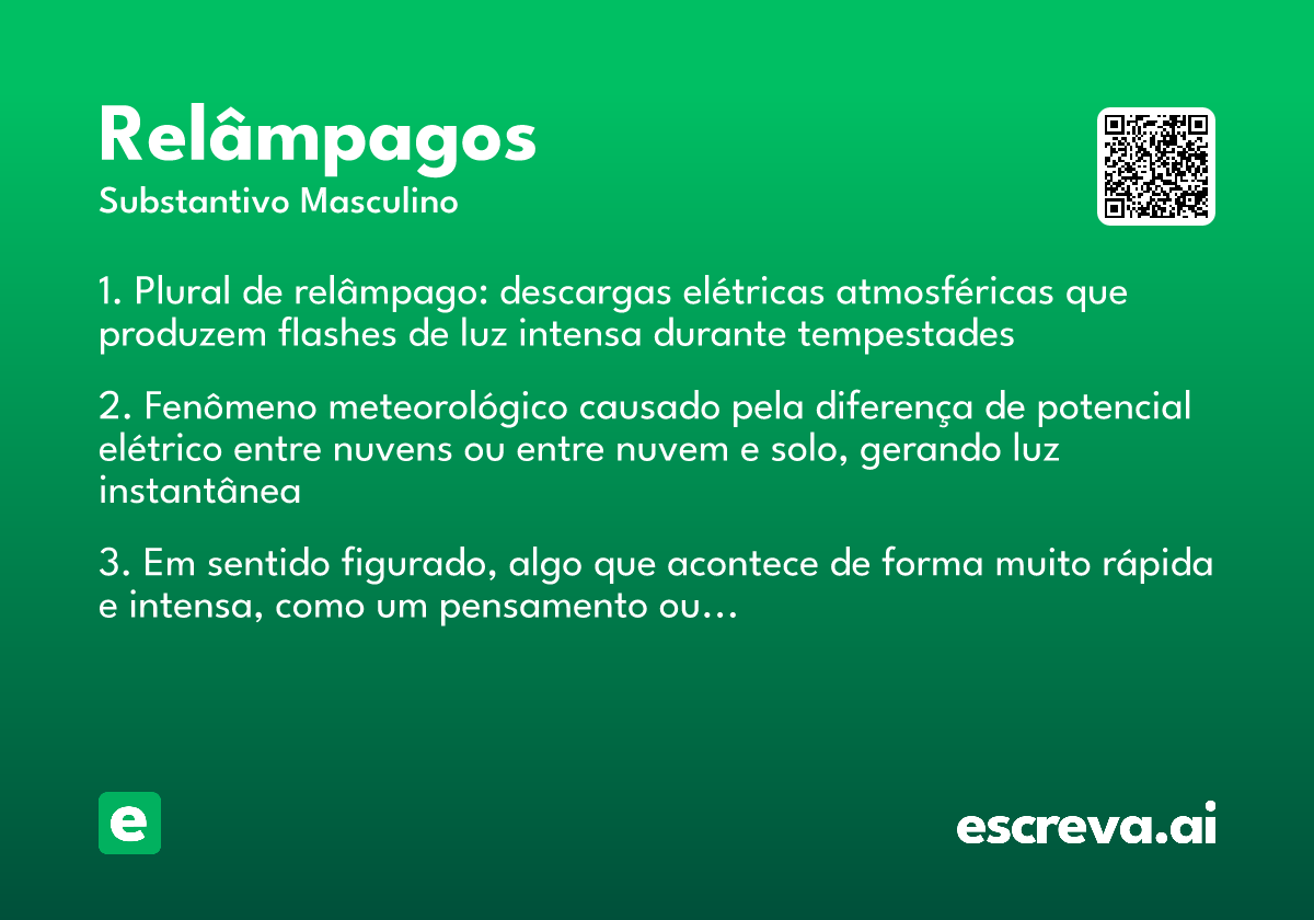 relâmpagos
