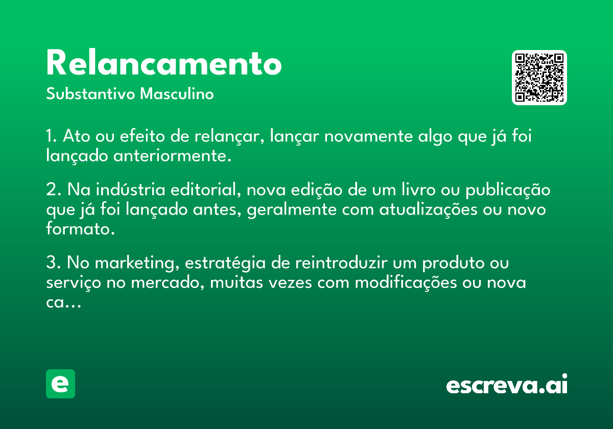 relancamento