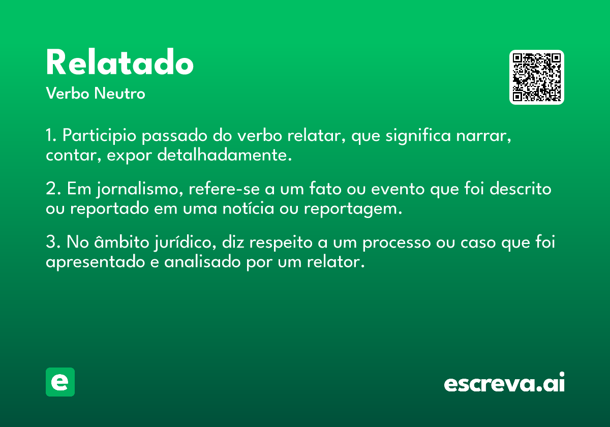 relatado