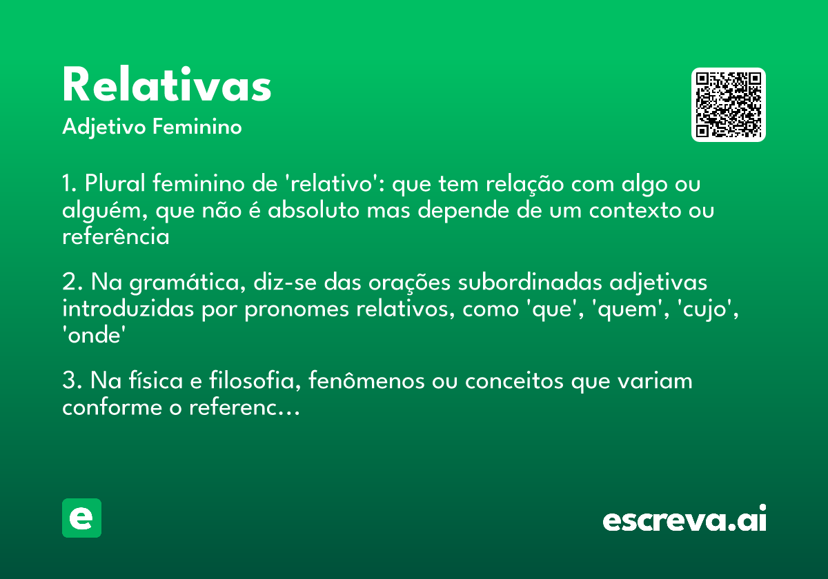 relativas
