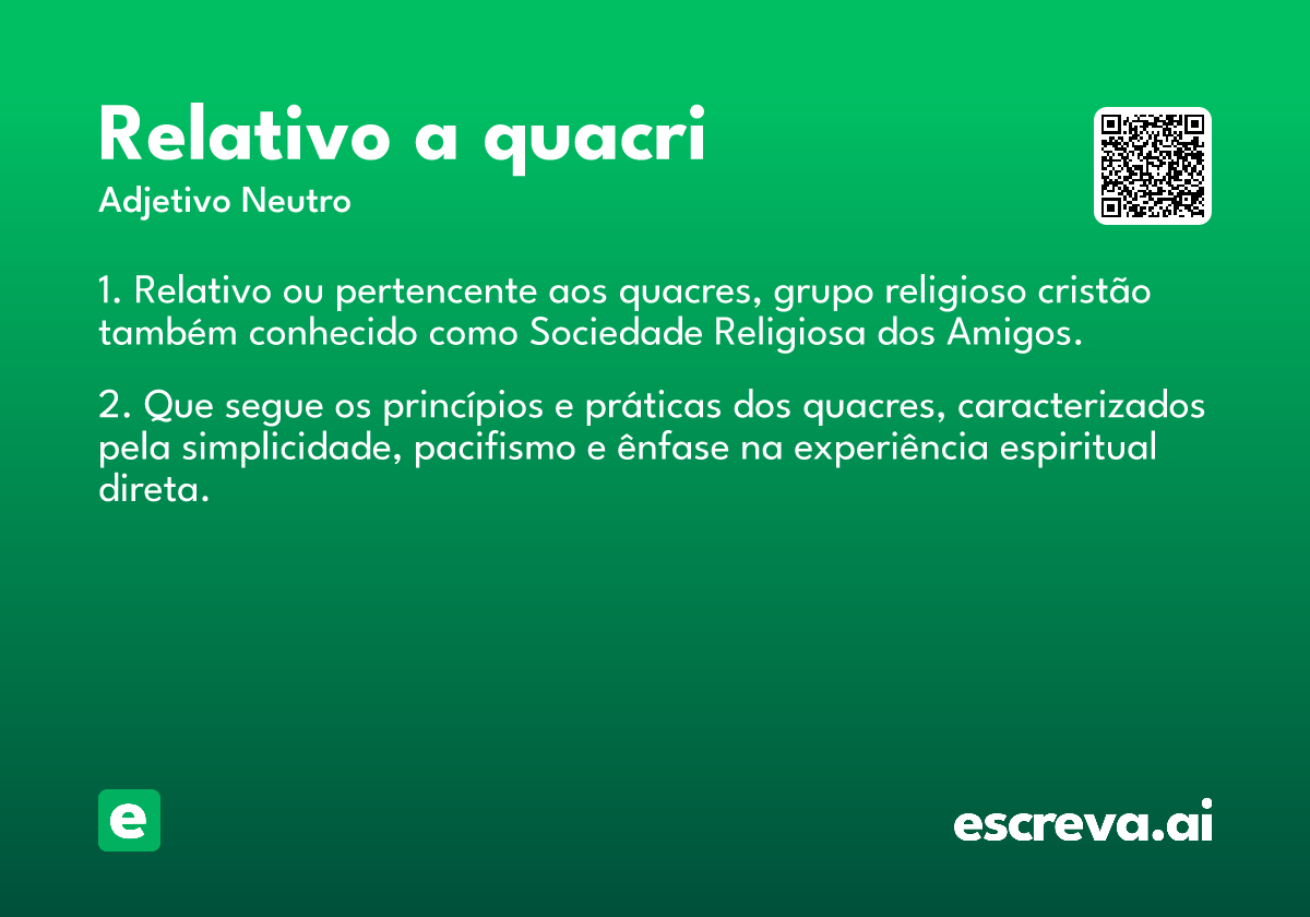 relativo a quacri