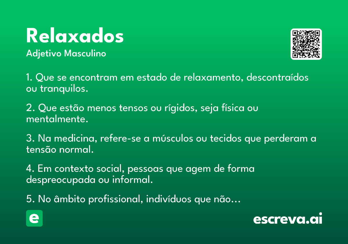 relaxados