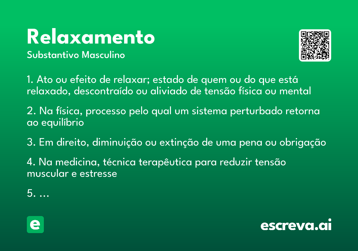 relaxamento