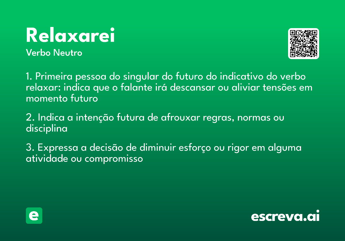 relaxarei
