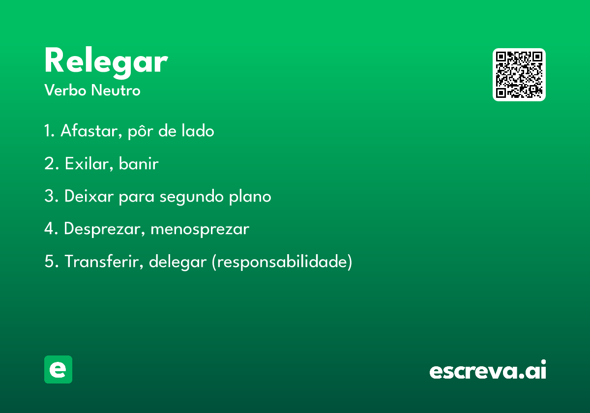 relegar