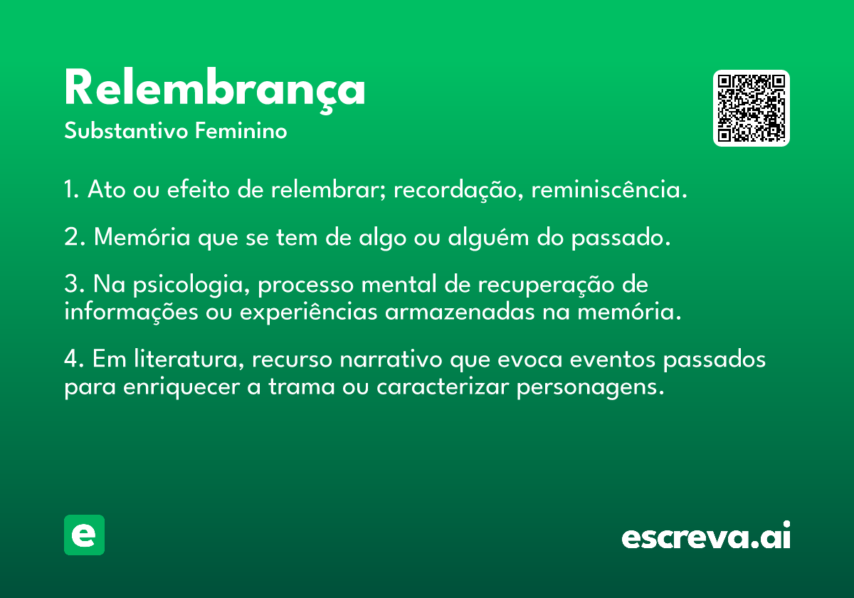relembrança