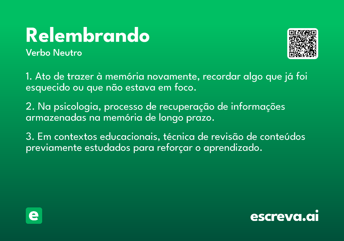 relembrando