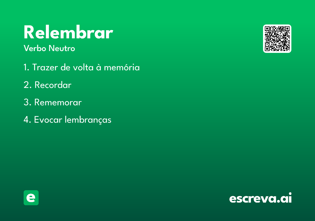 relembrar