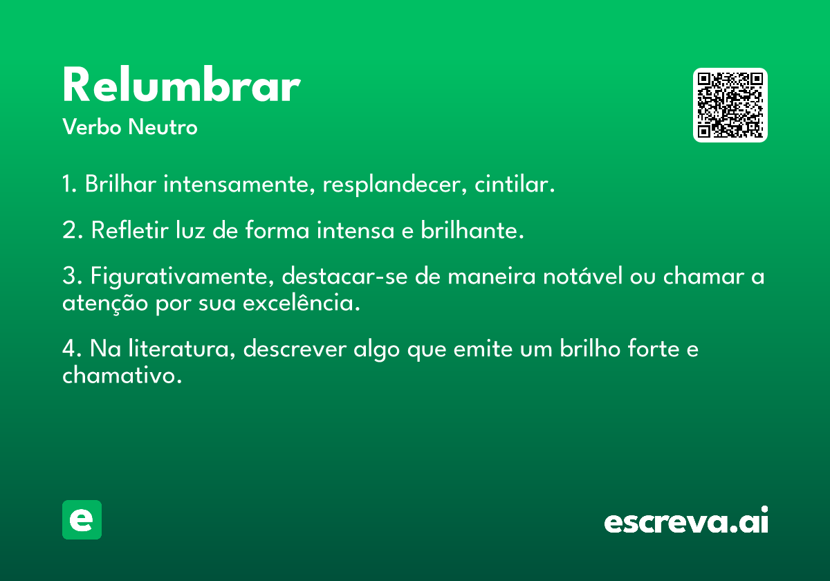 relumbrar