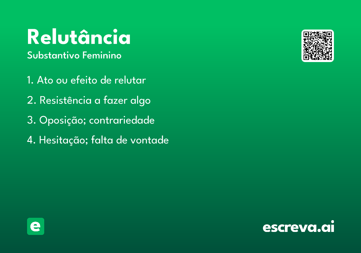 relutância