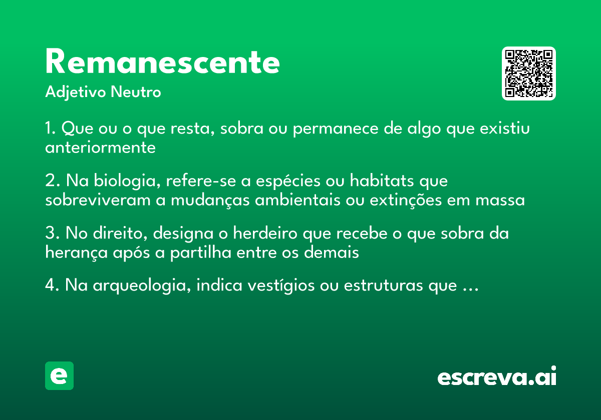 remanescente