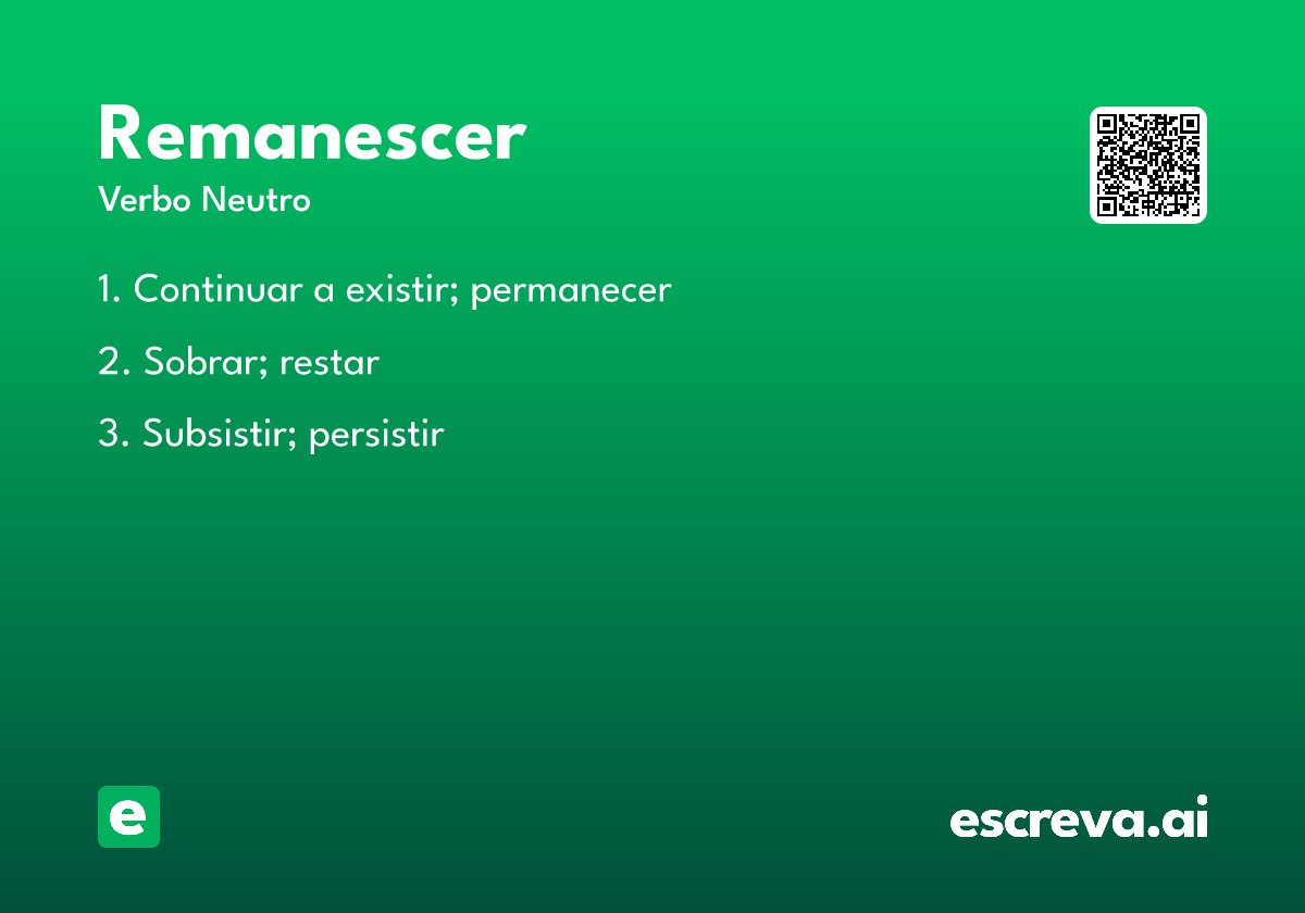 remanescer
