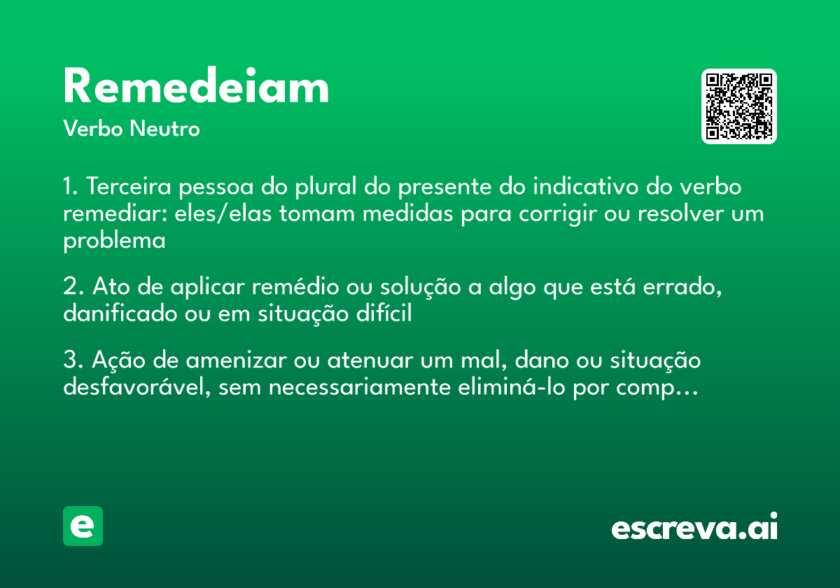 remedeiam