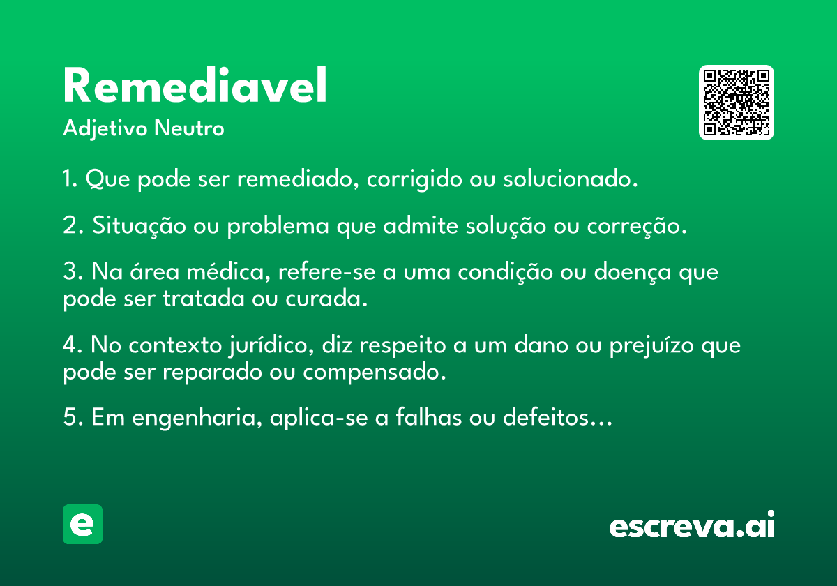 remediavel
