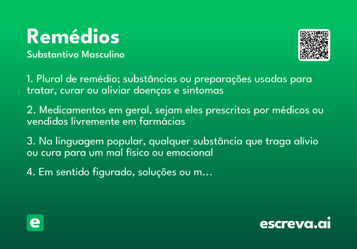 remédios