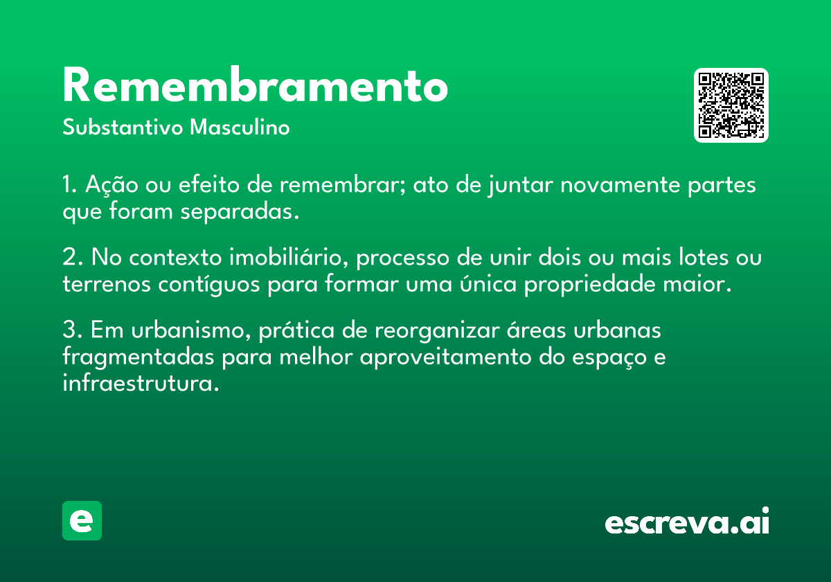 remembramento