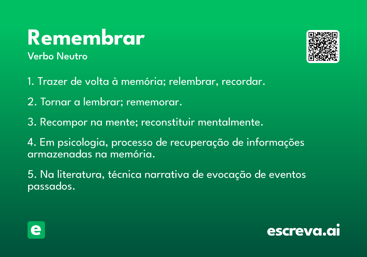 remembrar